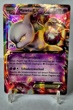 Pokemon TCG Karte - Mewtu Mewtwo EX Holo Black Star Promo XY107 - Deutsch - Image 1