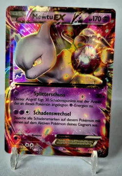 Pokemon TCG Karte - Mewtu Mewtwo EX Holo Black Star Promo XY107 - Deutsch - Image 2