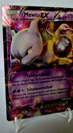 Pokemon TCG Karte - Mewtu Mewtwo EX Holo Black Star Promo XY107 - Deutsch - Image 3