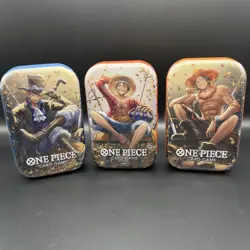One Piece Card Game - Tin Pack Set Vol.2 (TS-02, OP13) - All 3 Tins - Image 1