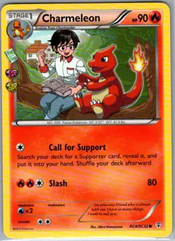 Charmeleon RC4/RC32 Non Holo Generations: Radiant Collection - Pokemon Card - NM - Image 1