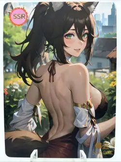 ❤Tingyun Goddess Story Waifu Card STUNNING GIRL SSR-019 Waifu Doujin Anime Card - Image 1