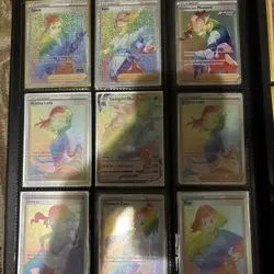Pokemon TCG Rainbow Secret Rare Card Lot NM - Image 1