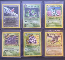 Vintage Pokemon Cards (6- Holo & (6- 1st. Ed. Non-Holo (12- Card Lot (LP-NM) - Image 1
