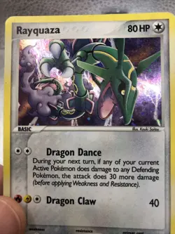 2005 Pokemon TCG Rayquaza - Emerald Holo Rare Card 9/106 - Image 2