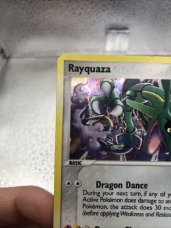 2005 Pokemon TCG Rayquaza - Emerald Holo Rare Card 9/106 - Image 3