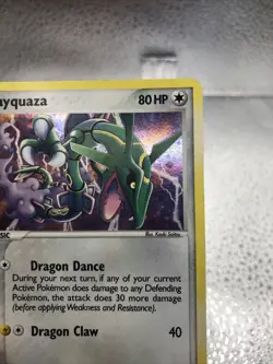 2005 Pokemon TCG Rayquaza - Emerald Holo Rare Card 9/106 - Image 4