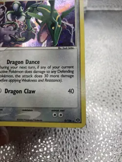 2005 Pokemon TCG Rayquaza - Emerald Holo Rare Card 9/106 - Image 5