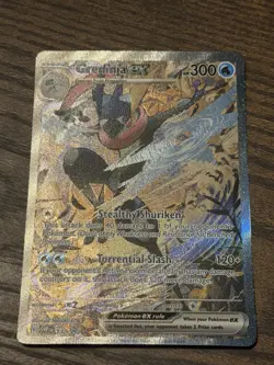 Greninja ex SVP 132 Scarlet & Violet Full Art Black Star Promo Pokemon Card NM - Image 2