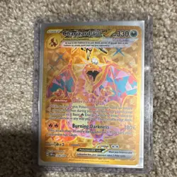 Pokemon Charizard ex 228/197 Hyper Rare Full Art Tera OBF Holo Card - Image 1