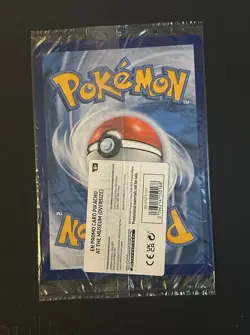 Pikachu At The Museum, Pokemon X Natural History Museum Jumbo Promo - SEALED - Image 2