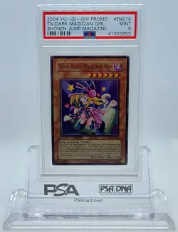 YUGIOH JUMP-EN010 TOON DARK MAGICIAN GIRL ULTRA RARE HOLO PSA 9 MINT #41300853 - Image 2