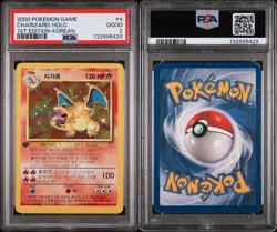 PSA 2 Pokemon KOREAN Charizard Base Set 1st Edition Holo 4/102 MINT Low Pop - Image 3