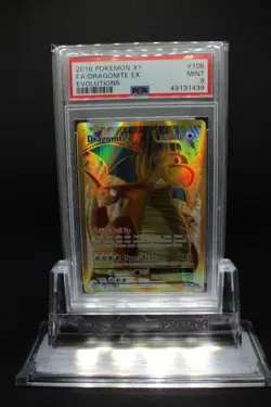 Dragonite EX - 2016 Pokemon XY Evolutions Full Art 106/108 - PSA 9 Mint - Image 1