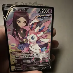 Pokemon Sylveon V TG14/TG30 Brilliant Stars Trainer Gallery Ultra Rare Holo - Image 1