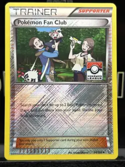 Pokemon Fan Club 94/106 League Promo Crosshatch Holo Foil Flashfire Card 2014 LP - Image 3