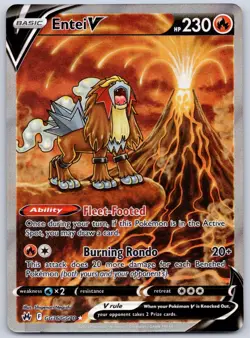 Entei V GG36/GG70 (NM) - Crown Zenith: Galarian Gallery - Ultra Rare Pokemon TCG - Image 1