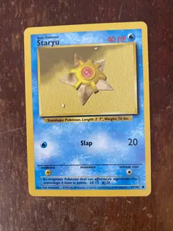 1999 Pokemon Staryu 65/102 Base Set - Image 1