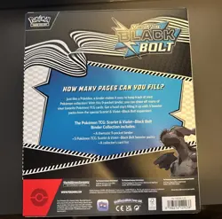 Pokemon TCG Black Bolt Binder Collection - (Brand New & Sealed) - Image 2