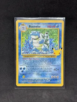Blastoise 2021 Pokemon Celebrations: Classic Collection Holo 2/102 LP LIGHT PLAY - Image 1