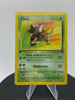 Pinsir 25/64 Jungle Non-Holo LP 1st Edition Rare Italian Pokemon - Image 1