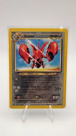 Pokemon TCG Scizor Neo Discovery 29/75 Rare Non Holo NEAR MINT - Image 1