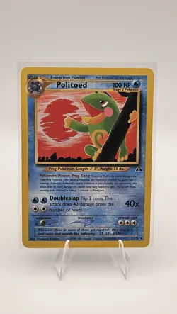 Pokemon TCG - Politoed - Neo Discovery 27/75 - NEAR MINT - Image 1