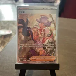 Pokemon TCG Tulip 259/182 Paradox Rift Sir Trainer NM Condition - Image 1