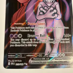 Pokemon TCG Team Rockets Mewtwo EX 213/182 Full Art Destined Rivals NM - Image 5