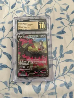Galarian Moltres V 2021 Pokemon VMAX Climax 242/184 CGC Pristine 10 - Image 1