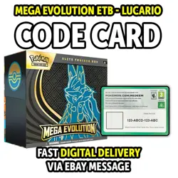 Mega Evolution ETB (Lucario) Code - Pokemon TCG Live - Digital Delivery - Image 1