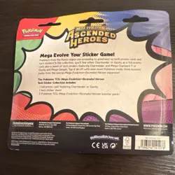 Pokemon Mega Evolution-Ascended Heroes Tech Sticker Gastly Promo sealed - Image 2