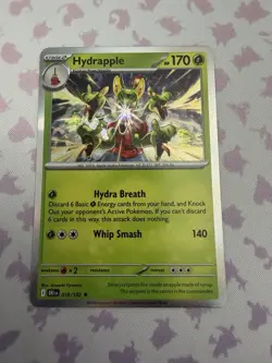 Pokemon TCG Hydrapple DRI 018/182 Cosmos Holo Promo - Image 1