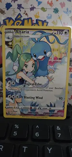 Pokemon Altaria Ultra Art Rare SWSH12: Silver Tempest Trainer Gallery TG11/TG30 - Image 1
