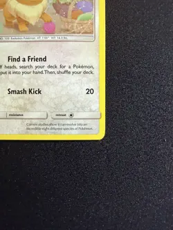 Pokemon TCG Eevee SM184 Sm Promo Cosmos Holo Basic Holo 2019 - NM - Image 4