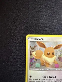 Pokemon TCG Eevee SM184 Sm Promo Cosmos Holo Basic Holo 2019 - NM - Image 5