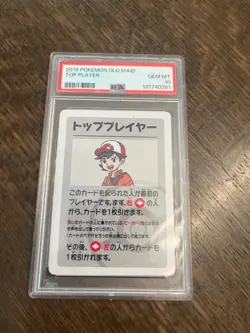 2019 Pokemon Old Maid Top Player PSA Gem Mint 10 - Image 1