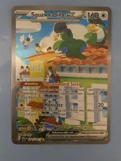 Pokemon Card Squawkabilly ex 264/193 Special Illustration Rare Paldea Evolved NM - Image 1