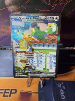 Pokemon Card Squawkabilly ex 264/193 Special Illustration Rare Paldea Evolved NM - Image 1