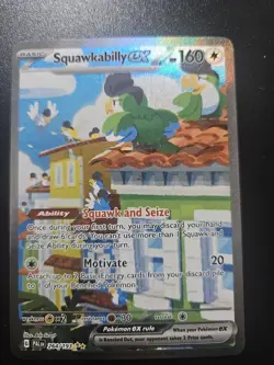Pokemon Card Squawkabilly ex 264/193 Special Illustration Rare Paldea Evolved NM - Image 1