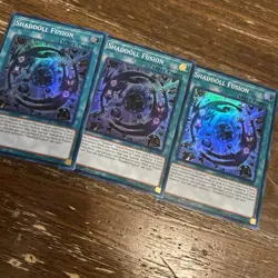 Yugioh!-(x3)-Shaddoll Fusion-Super Rare-duea-en059-1st Ed-(LP/NM) - Image 1