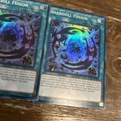 Yugioh!-(x3)-Shaddoll Fusion-Super Rare-duea-en059-1st Ed-(LP/NM) - Image 2