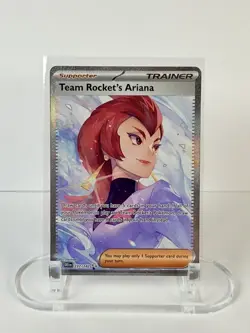 Team Rocket's Ariana 237/182 Sv10: Destined Rivals Holo Pokemon card NM SIR - Image 1