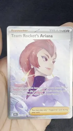 Team Rocket's Ariana 237/182 Sv10: Destined Rivals Holo Pokemon card NM SIR - Image 2