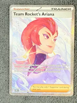 Team Rocket's Ariana 237/182 Sv10: Destined Rivals Holo Pokemon card NM SIR - Image 4