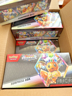 Pokemon Prismatic Evolutions Surprise Boxes! Case/Lot of SIX (6) Sealed Boxes! - Image 2