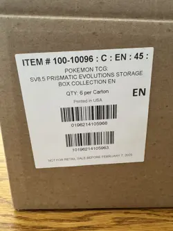 Pokemon Prismatic Evolutions Surprise Boxes! Case/Lot of SIX (6) Sealed Boxes! - Image 3