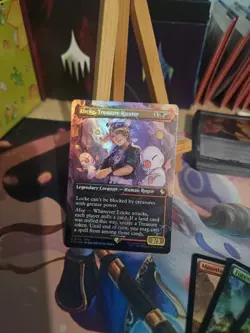 MTG Locke, Treasure Hunter (Borderless, Chocobo Track Foil) [Final Fantasy] - Image 2