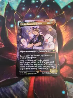 Locke Treasure Hunter Borderless Chocobo Track Foil Final Fantasy Mtg 475 - Image 1