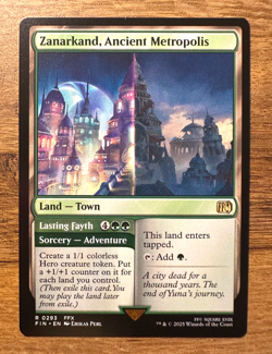 Magic MTG Final Fantasy Zanarkand, Ancient Metropolis #293 FIN *NON-FOIL* Rare - Image 1